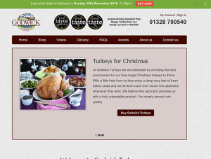 Seasonal SEO Online turkey sales at Christmas